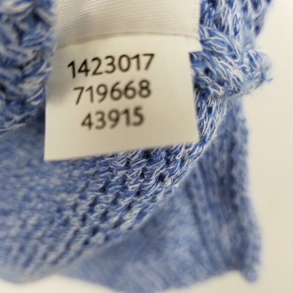 J. Jill Blue Knit Women's Long Sleeved Sweater Medium Missy Coastal Minimalist - Picture 12 of 12